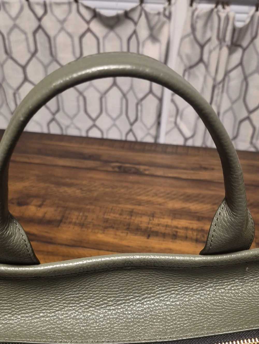 Marc Jacobs Olive Green 'The ToteBag' Leather Messenger